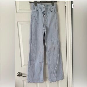 Divided Light Blue High-Rise Wide Leg Jeans